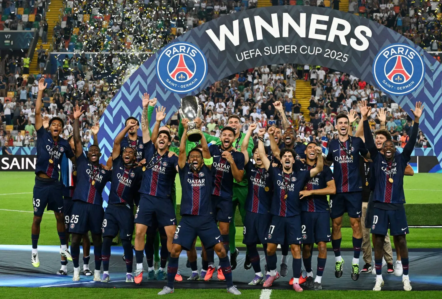 PSG Defeats Tottenham with Late Comeback to Win UEFA Super Cup in Penalty Shootout
