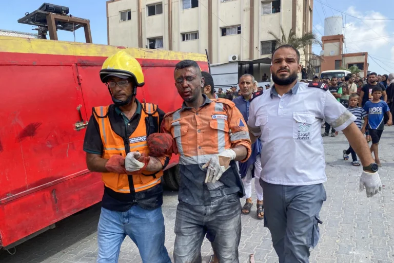 Israeli Strike Near Gaza’s Nasser Hospital Kills 20, Including Five Journalists
