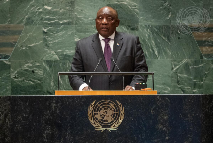 South African President Cyril Ramaphosa Calls for Palestinian Statehood at UN Summit
