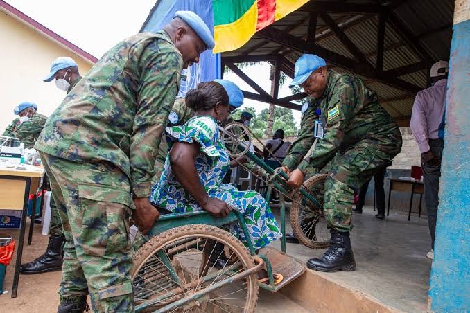 UN Peacekeepers Bring Hope and Healthcare to People with Disabilities in Bangui