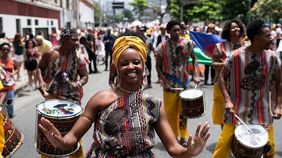 BRAZIL: Rio Comes Alive as Crowds Mark Black Consciousness Day